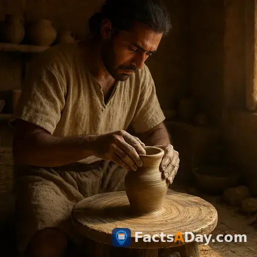 Ancient Mesopotamians invented the potter's wheel