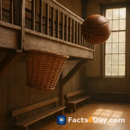 Die ersten Basketballspiele wurden mit echten Pfirsichkörben gespielt