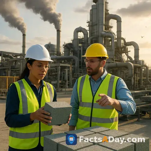El primer concreto con huella de carbono negativa se fabrica con humo capturado