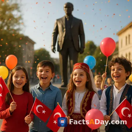 Atatürk became the first leader to give children an official national holiday
