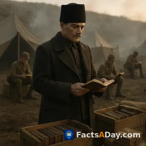 The founder of modern Turkey carried thousands of books to his frontlines