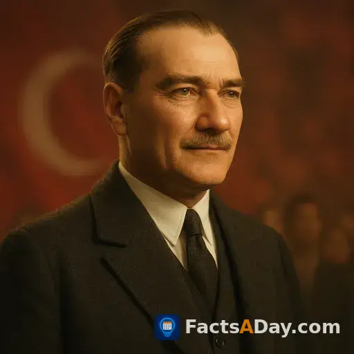 Atatürk adopted a surname that literally means father of the Turks