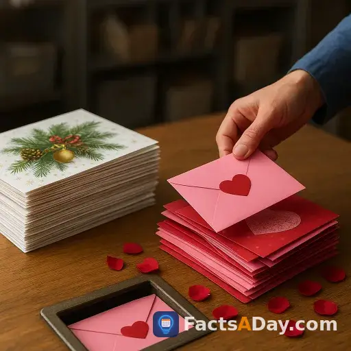 Der Valentinstag ist der zweitbeliebteste Tag für Grußkarten