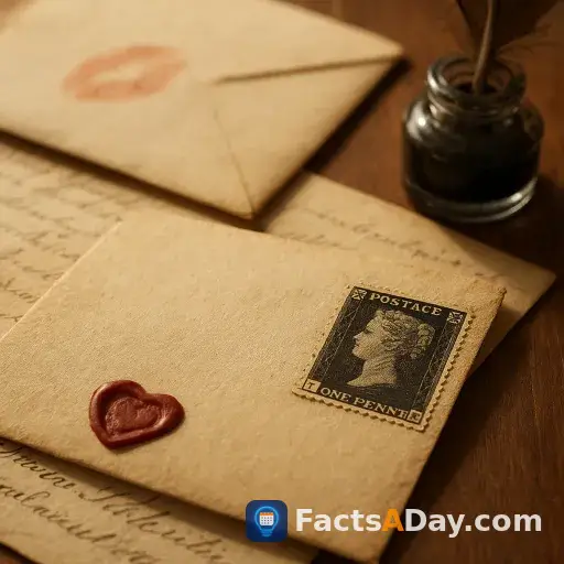 The invention of the modern postage stamp helped spread secret love letters