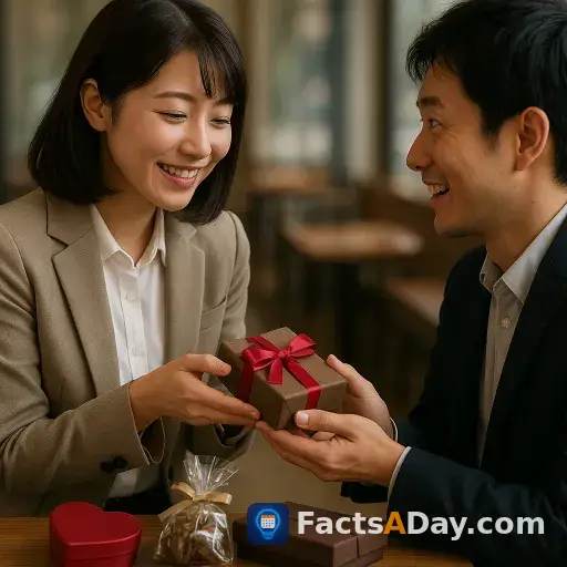 Japanische Valentinstagstraditionen: Frauen schenken Männern zuerst Schokolade