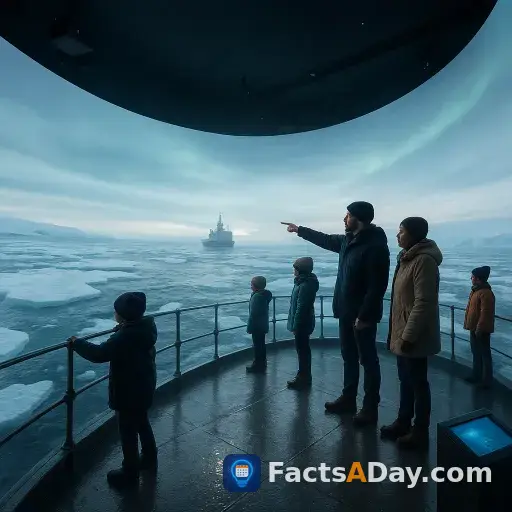 Una nueva exposición inmersiva en Berlín te permite unirte a una expedición polar virtual