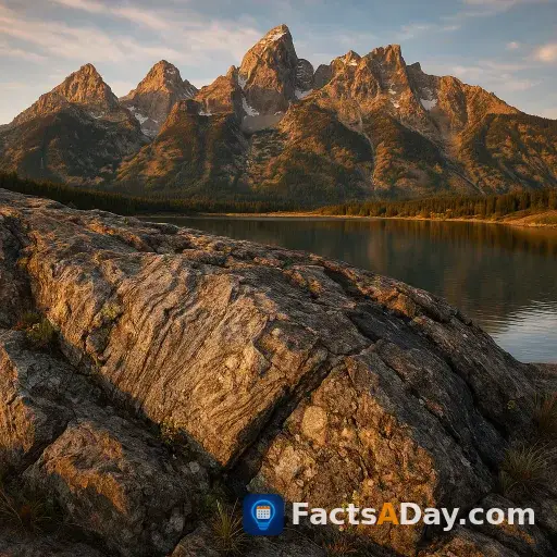 Die Grand Tetons sind eine junge Gebirgskette