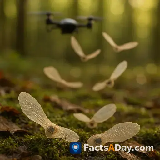 Drones esparcen sensores del tamaño de una semilla que se disuelven en el bosque