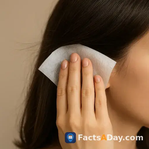 Das Reiben eines Trocknertuchs über das Haar beseitigt statische Aufladung sofort