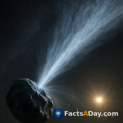 Un visitante de otra estrella rocía agua por nuestro sistema solar
