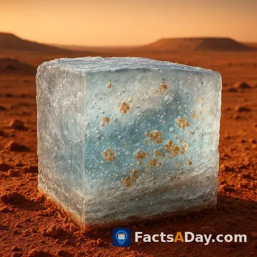 Los componentes básicos de la vida podrían sobrevivir millones de años en el hielo de Marte