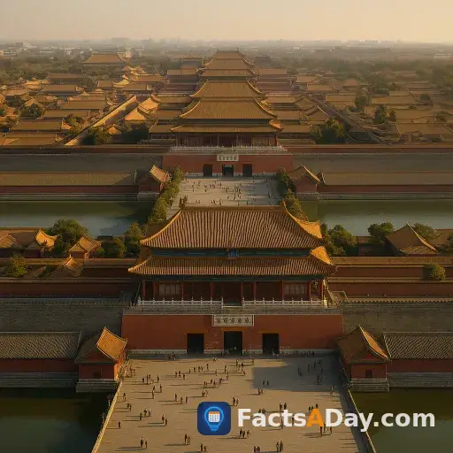 Beijing's Forbidden City spans 180 acres