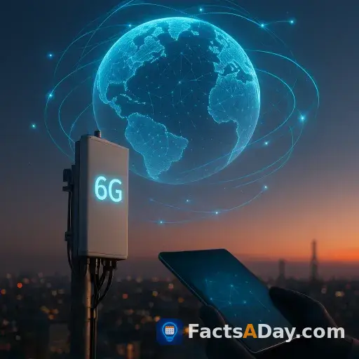 La nueva tecnología 6G utiliza inteligencia artificial integrada para crear conexiones globales continuas
