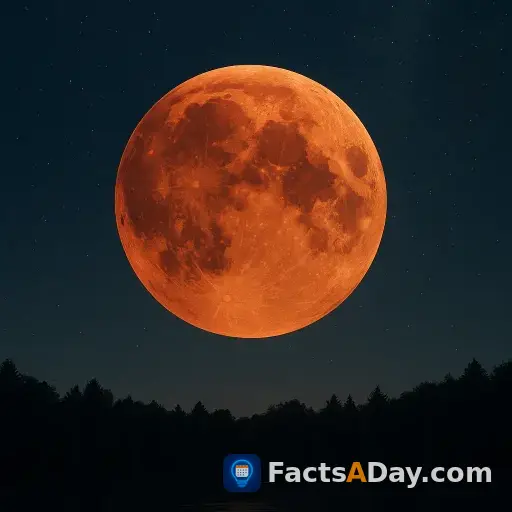 Ein seltener kupferfarbener Mond beleuchtet diesen März den Nachthimmel