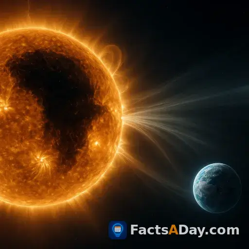 Eine riesige Lücke in der Sonnenatmosphäre sendet schnelle Sonnenwinde zur Erde