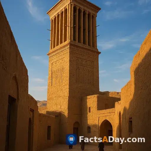 Ancient Persians built towering wind towers to act as natural air conditioning