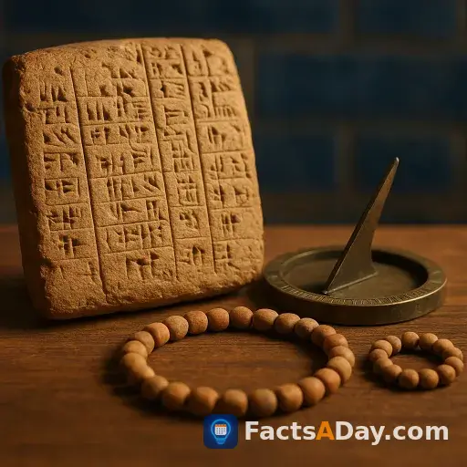 Ancient Babylonians used a mathematical system based on the number sixty