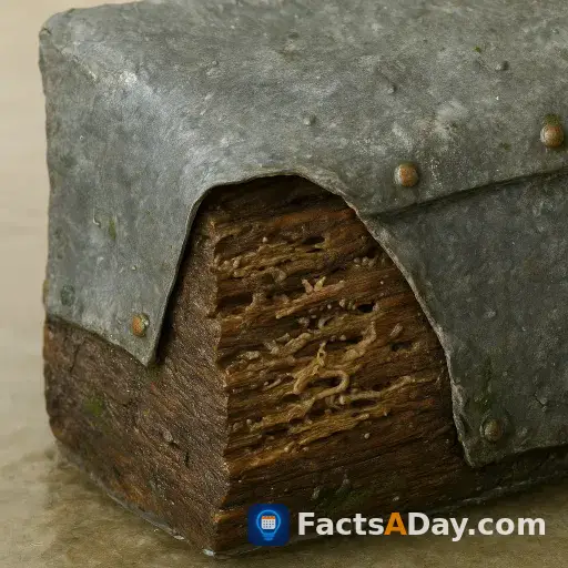 Ancient Roman ships had lead-lined hulls to prevent damage from shipworms