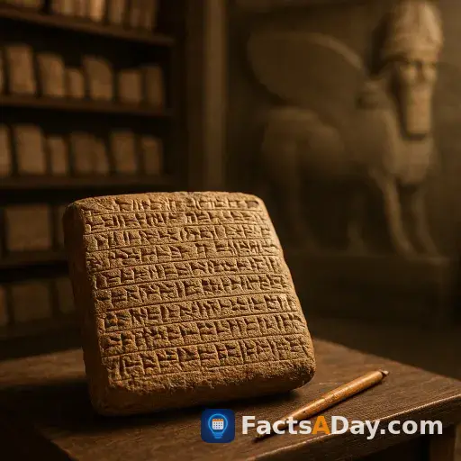 The Library of Ashurbanipal contained the world's oldest surviving epic poem