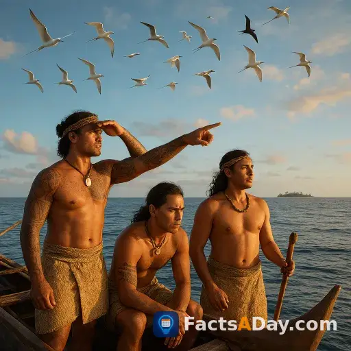 Ancient Polynesians navigated the Pacific by observing the flight of birds