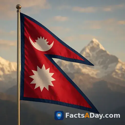 The only nation on Earth with a non-quadrilateral flag