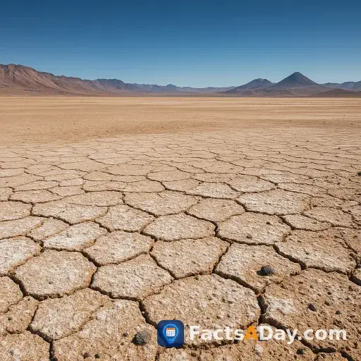 A desert in Chile that has never recorded a drop of rain