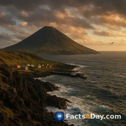 The world's most remote inhabited island is a volcanic outpost