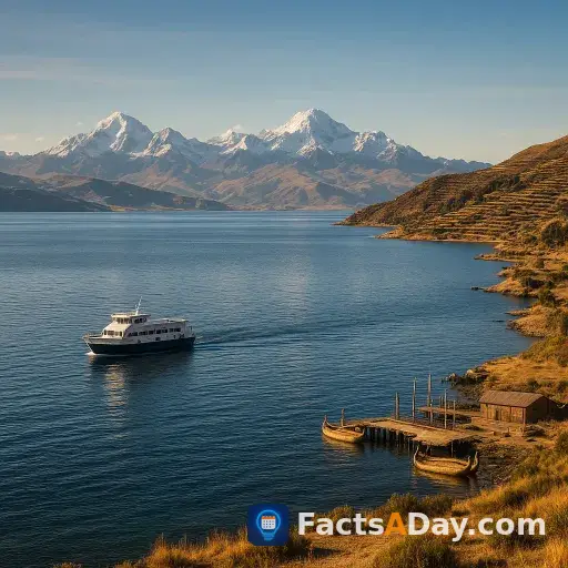 El lago navegable más alto del mundo se encuentra en los Andes