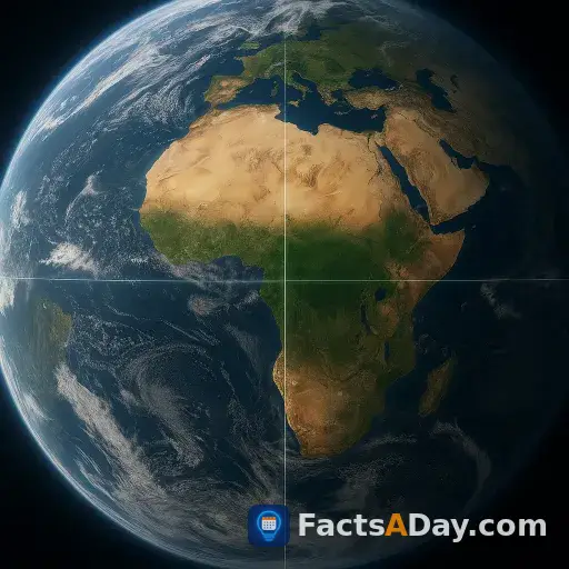 The continent of Africa is the only one in all four hemispheres