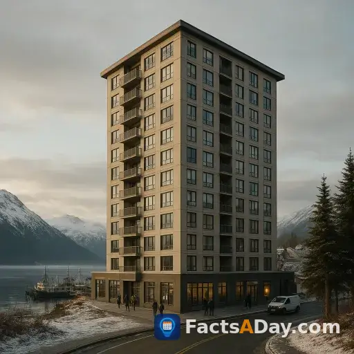 A town in Alaska where every resident lives under one roof