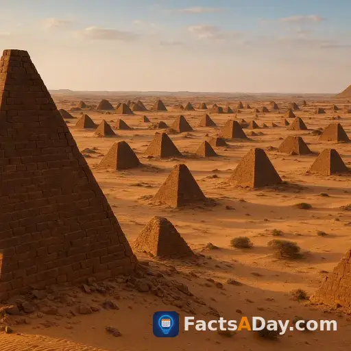 Sudan has more ancient pyramids than the nation of Egypt