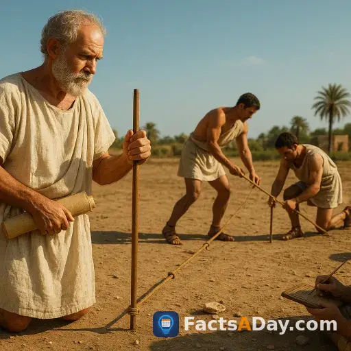 Ancient Greek mathematicians used a physical string to calculate the Earth's circumference
