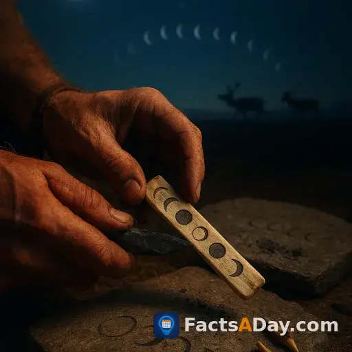 The first recorded use of a calendar involved the cycles of the moon
