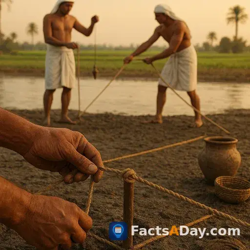 Ancient Egyptians used a primitive form of geometry to redraw farm borders