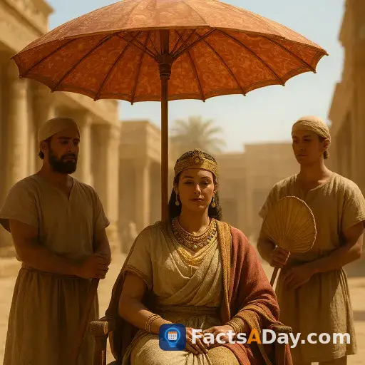 The first umbrellas were designed to provide shade rather than block rain