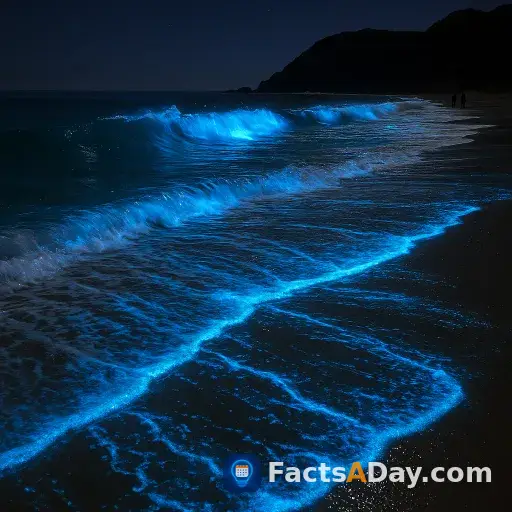 Las playas de California brillan con luz azul viva