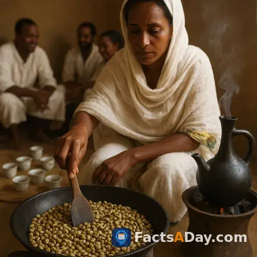Traditionelle äthiopische Kaffeezeremonien können mehrere Stunden dauern