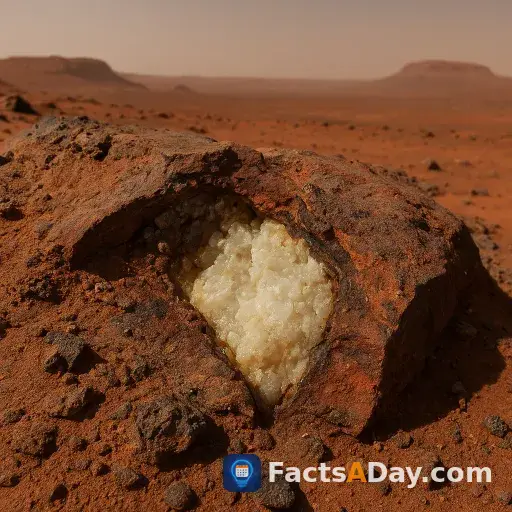 Ein neues Mars-Mineral wurde wahrscheinlich von alten unterirdischen Vulkanen gebacken