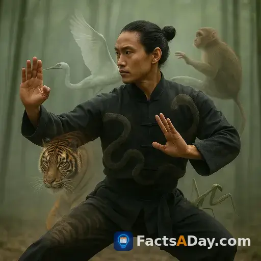 Kung Fu stilleri dövüş için hayvanları taklit eder