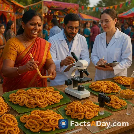 Traditional savory snacks are celebrated at a vibrant food science heritage fair