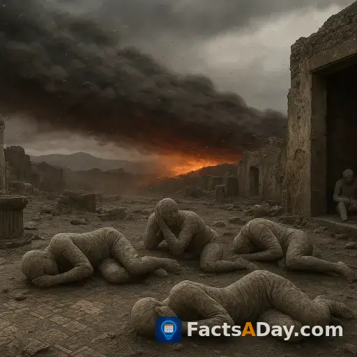 The victims of Pompeii were preserved by a cloud of ash moving at three hundred miles per hour