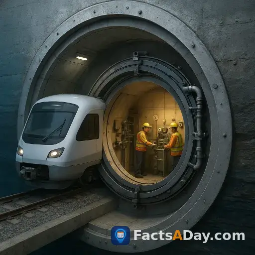 El túnel submarino más largo del mundo usó sellos de aire especiales contra inundaciones