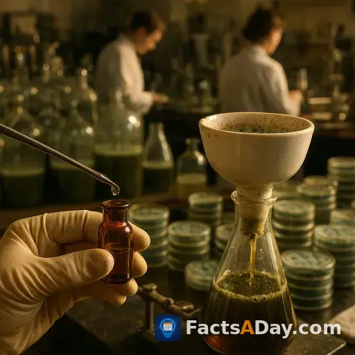 The first life-saving dose of penicillin required filtering hundreds of liters of mold