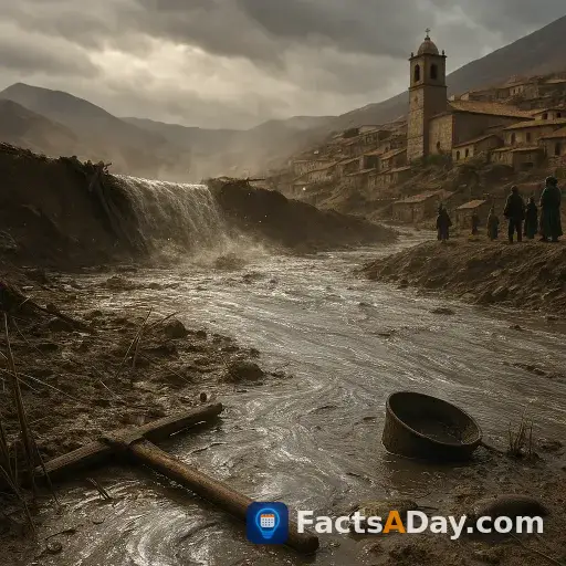 A 17th-century dam failure released tons of toxic mercury into a colonial city
