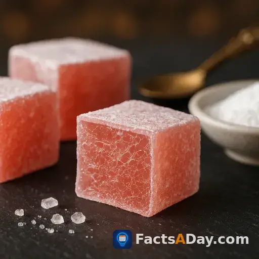 The unique chew of Turkish delight comes from a precise starch gel matrix