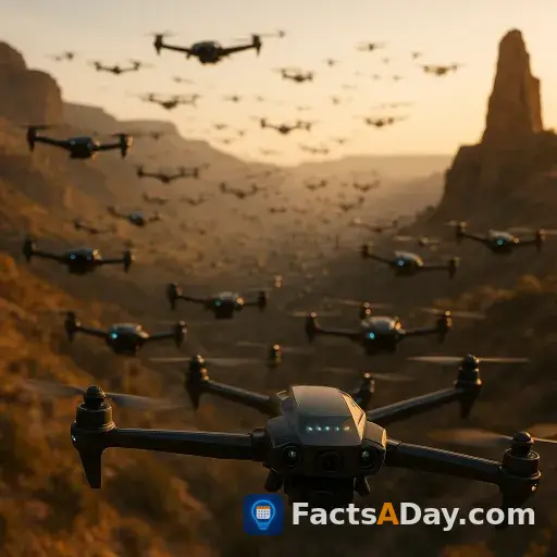 Enjambres de drones autónomos usan algoritmos de colonias de hormigas para mantener la formación sin GPS