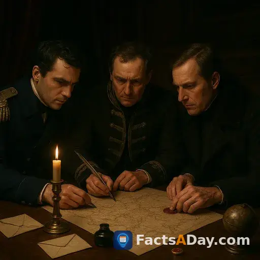 A secret 1815 alliance was formed to stop the rise of new superpowers