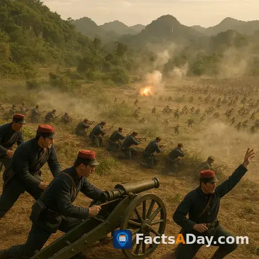 A small French force used superior tactics to defeat ten thousand Qing soldiers in 1885