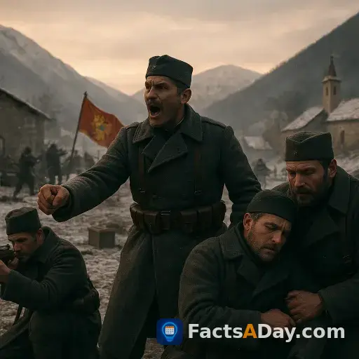 A 1919 uprising tried to stop Montenegro from being absorbed by its neighbor