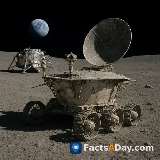 En 1973, la misión soviética Luna 21 llevó un vehículo a control remoto a la Luna